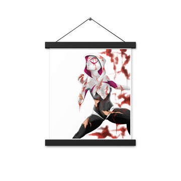 Poster with hangers