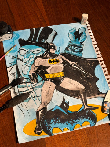 The Batman and the Penguin